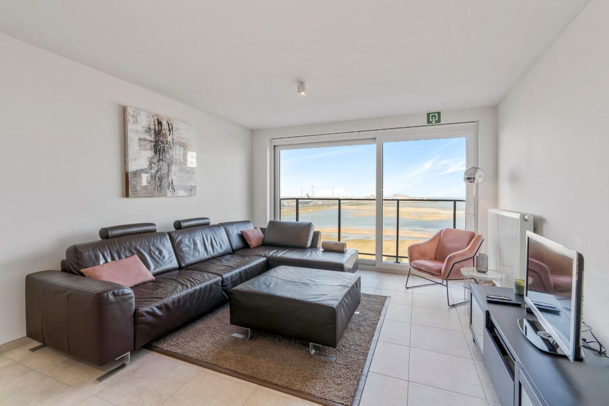 Ontspannen Aan Zee App Met Frontaal Zeezicht - 4P Knokke-Heist Kültér fotó